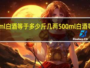 500ml白酒等于多少斤几两 500ml白酒等于多少斤