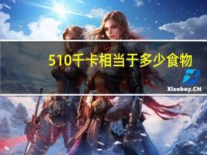 510千卡相当于多少食物