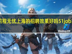 51job前程无忧上海的招聘效果好吗 51job前程无忧西安