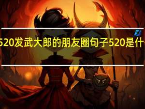 520发武大郎的朋友圈句子 520是什么节日_武大郎