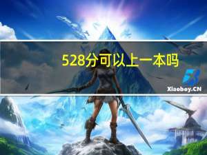 528分可以上一本吗