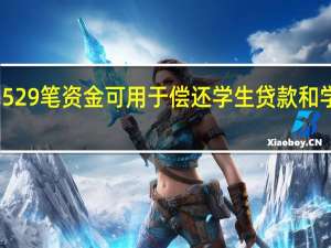 529笔资金可用于偿还学生贷款和学徒制