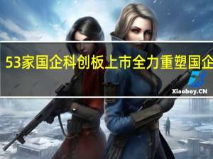 53家国企科创板上市 全力重塑国企估值