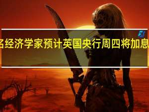 55名经济学家预计英国央行周四将加息25个基点
