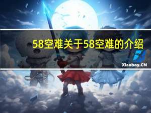 5 8空难 关于5 8空难的介绍
