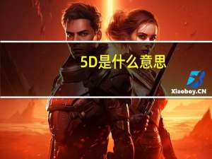 5D是什么意思