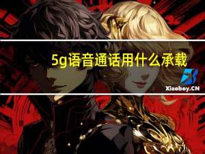 5g语音通话用什么承载