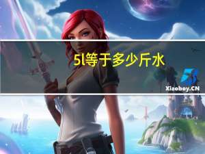 5l等于多少斤水