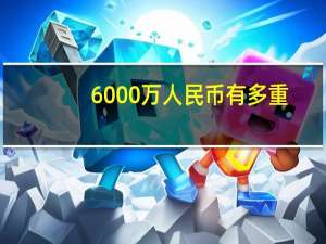6000万人民币有多重