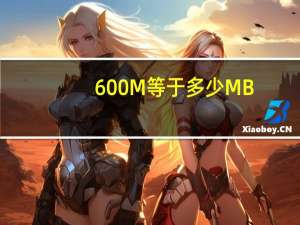 600M等于多少MB