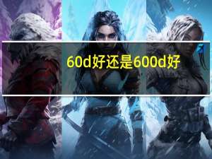 60d好还是600d好（60d和600d的区别）