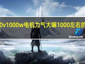 60v1000w电机力气大嘛 1000左右的电动车