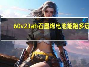 60v23ah石墨烯电池能跑多远