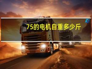 75的电机自重多少斤
