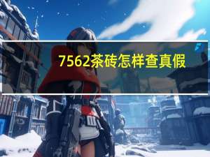 7562茶砖怎样查真假（7562i）
