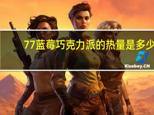 77 蓝莓巧克力派的热量是多少