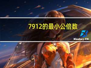 7 9 12的最小公倍数（7 9英寸）