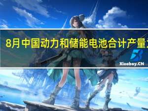 8月中国动力和储能电池合计产量为73.3GWh同比增长46.8%