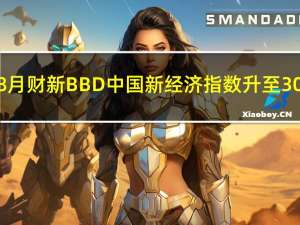 8月财新BBD中国新经济指数升至30.4