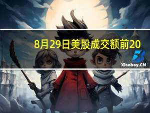8月29日美股成交额前20：英伟达与谷歌云扩大合作伙伴关系股价创历史新高