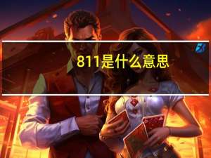 811是什么意思