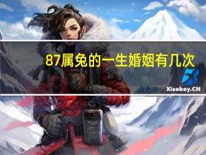 87属兔的一生婚姻有几次