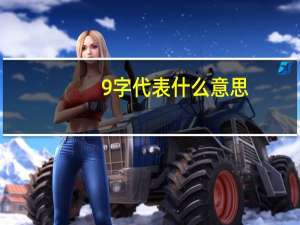 9字代表什么意思