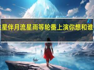 9月火星伴月流星雨等轮番上演 你想和谁一起去看呢