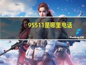 95511是哪里电话（95511是哪里的电话）