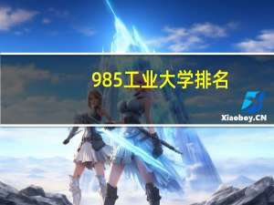 985工业大学排名