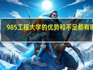 985工程大学的优势和不足都有哪些