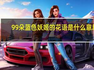 99朵蓝色妖姬的花语是什么意思