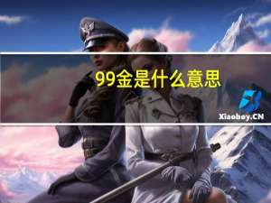 99金是什么意思
