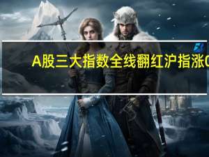 A股三大指数全线翻红沪指涨0.14深证成指涨0.37创业板指涨0.03