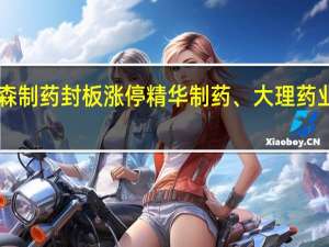 A股中药板块震荡上升华森制药封板涨停精华制药、大理药业、龙津药业、众生药业等跟涨