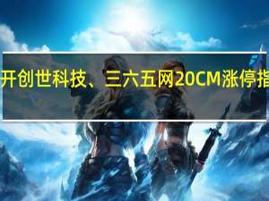 A股互联网金融板块强势高开创世科技、三六五网20CM涨停指南针、威士顿、汇金科技等跟涨
