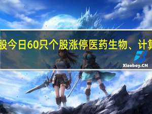 A股今日60只个股涨停 医药生物、计算机领涨