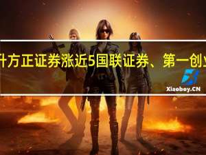 A股券商板块盘初直线拉升方正证券涨近5国联证券、第一创业、富达证券、财达证券等跟涨