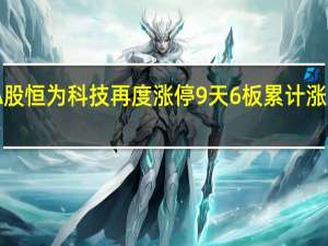 A股恒为科技再度涨停9天6板累计涨幅为89.81%总市值达118.64亿元