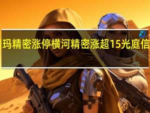 A股智能座舱板块高开瑞玛精密涨停横河精密涨超15%光庭信息、香山股份、东箭科技跟涨