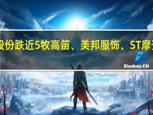 A股服装家纺板块持续走低龙头股份跌近5%牧高笛、美邦服饰、ST摩登、森马服饰、地素时尚、红蜻蜓跟跌