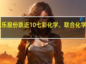 A股染料板块盘中下挫双乐股份跌近10%七彩化学、联合化学、吉华集团、建新股份等跟跌
