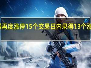 A股高新发展再度涨停15个交易日内录得13个涨停累计涨幅为256.15%