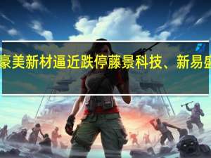 A股CPO板块持续下跌豪美新材逼近跌停藤景科技、新易盛、太辰光、中际旭创等跟跌