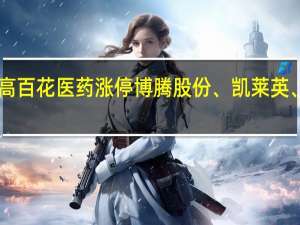 A股CRO概念股拉升走高百花医药涨停博腾股份、凯莱英、诚达药业、睿智医药等跟涨