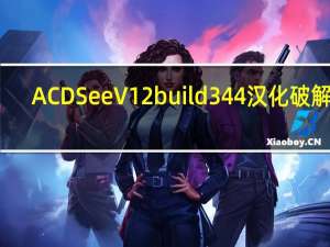ACDSee V12 build 344 汉化破解版（ACDSee V12 build 344 汉化破解版功能简介）