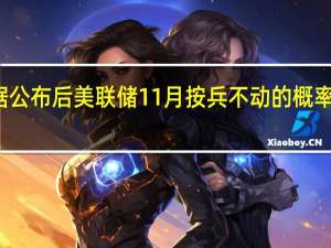 ADP数据公布后美联储11月按兵不动的概率略微上升至81.3%