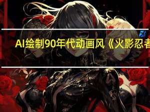 AI绘制90年代动画风《火影忍者》：春野樱意外很可爱