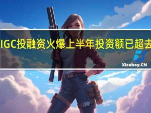 AIGC投融资火爆 上半年投资额已超去年全年