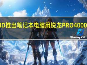 AMD推出笔记本电脑用锐龙PRO 4000系列CPU